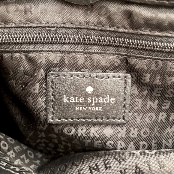 Kate Spade Suede/Leather Shoulder Bag Black - Picture 5 of 7